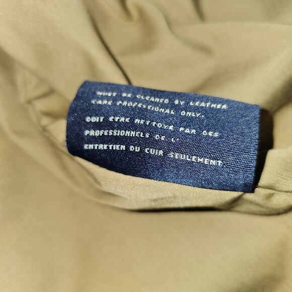 Dockers Soft Leather Men's Black Leather Jacket 2XLT PTP 28 L 31 - Picture 12 of 13